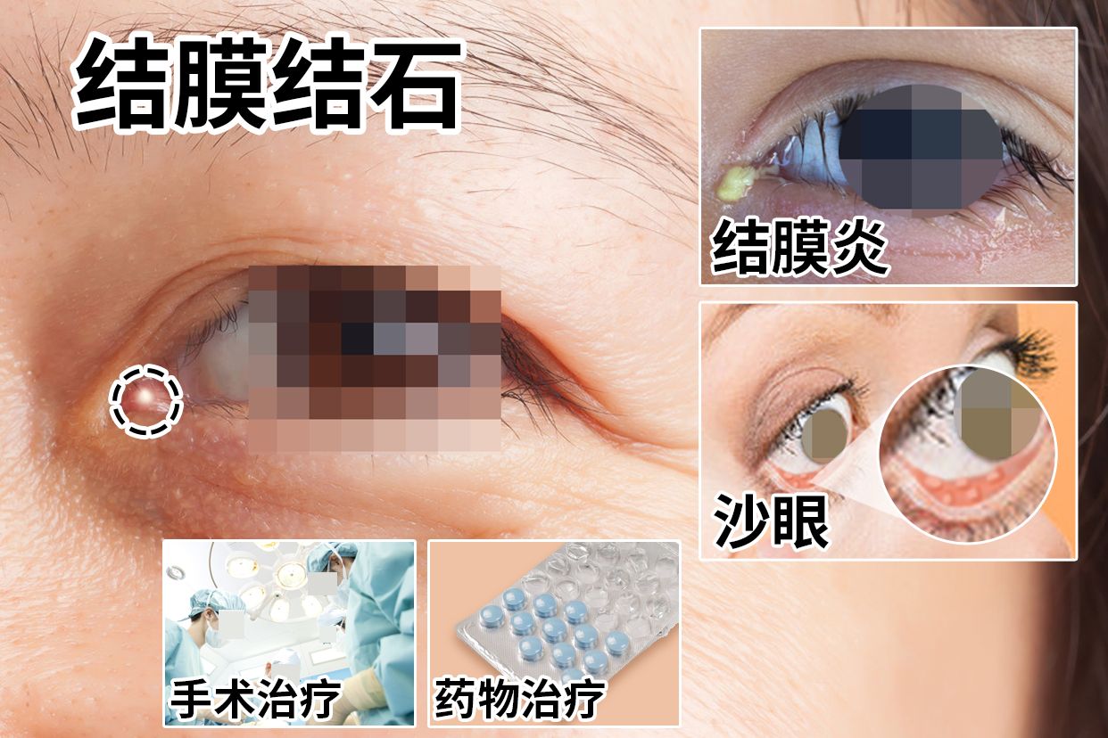眼角里长了个小白点是什么