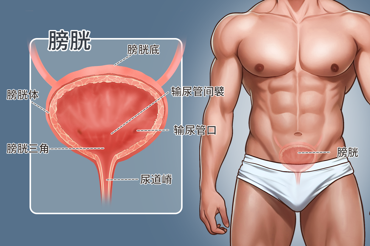 男性膀胱结构图